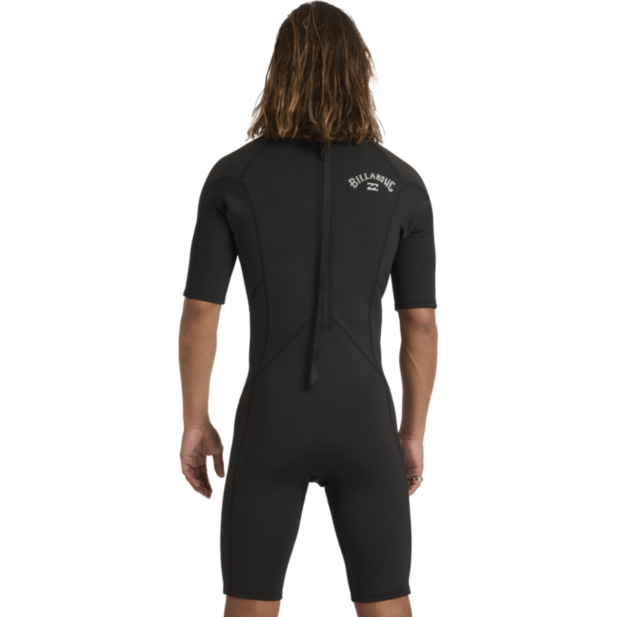 2026 Billabong Mens Absolute 2mm Back Zip Shorty Wetsuit 24AW251601 - Black